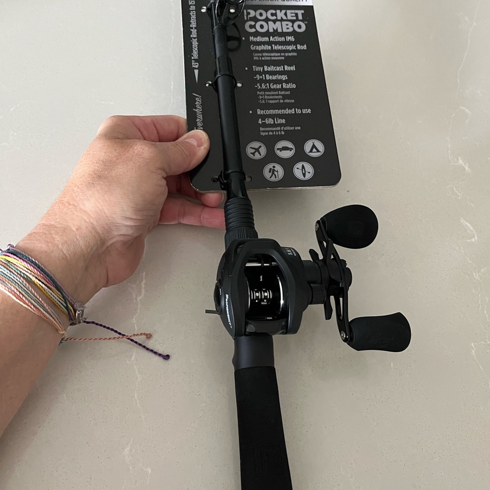 Pocket Combo Graphite Telescopic Rod